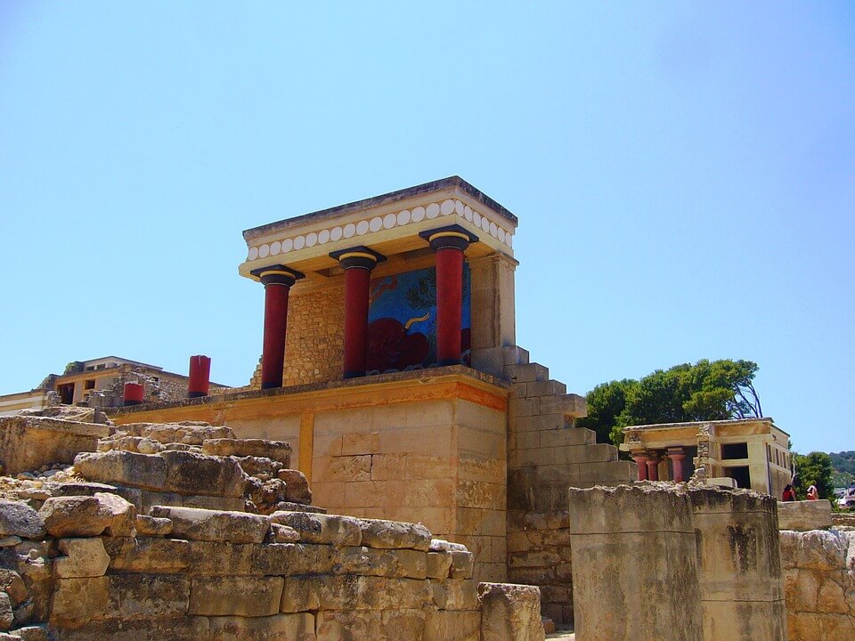 Ruinas del palacio minoico de Cnosos